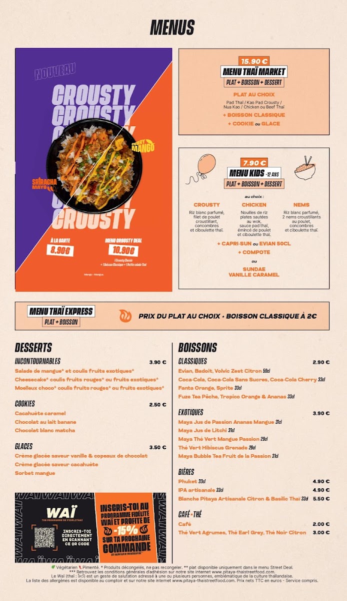 Menu Pitaya Thaï Street Food-2